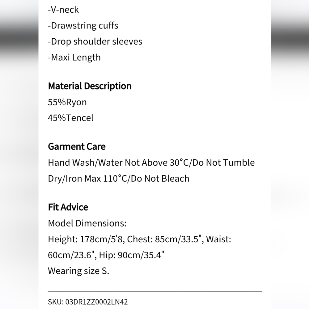 NEW Roomy Drawstring Detail Sleepwear Gown (Linen) - Lattelier - Picture 7 of 11